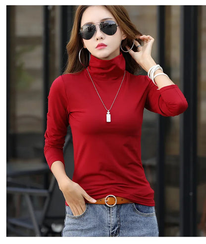 Women Thermal Turtleneck